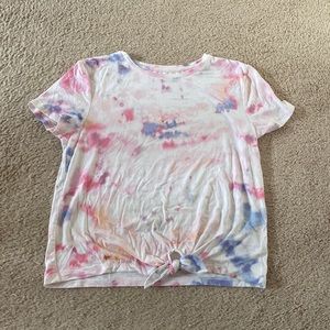 Girls Tie dye knot top